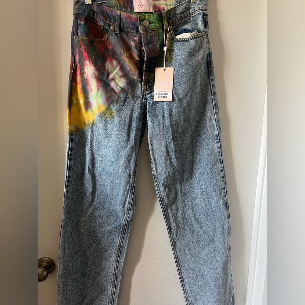 REVICE Multicolor Tie-Dye Denim